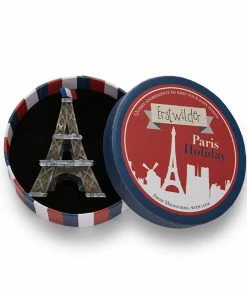 Erstwilder Paris Holiday La Dame De Fer Brooch