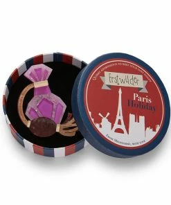 Erstwilder Paris Holiday Parfum D'Erstwilder Brooch
