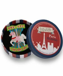 Erstwilder Paris Holiday Trocadero Carousel Brooch
