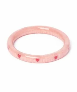 Splendette Valentine's Sweet Cheeks Heart Bangle Narrow