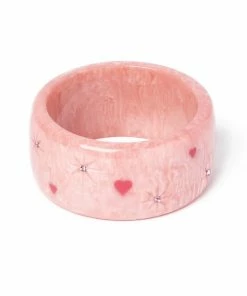 Splendette Valentine's Sweet Cheeks Starburst Bangle Extra Wide
