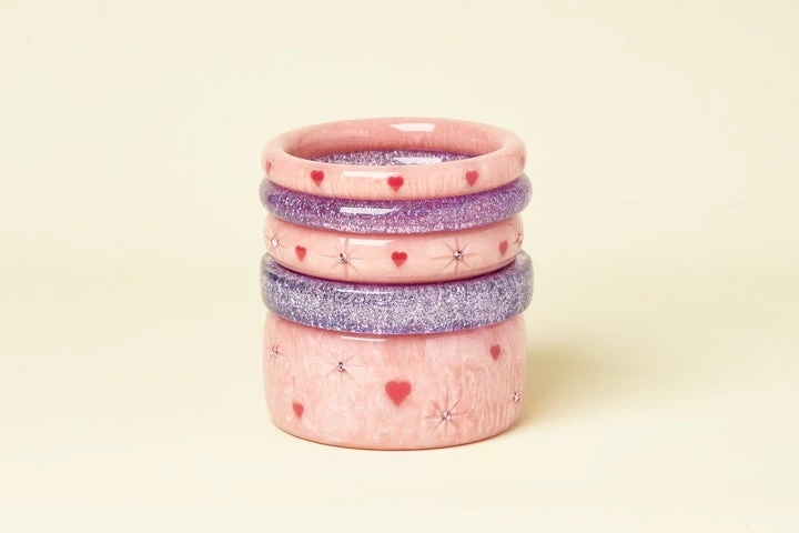 Splendette Valentine's Sweet Cheeks Starburst Bangle Midi 4 Splendette Valentine's Sweet Cheeks Starburst Bangle Midi