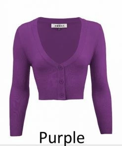 MAK Cropped Cardigan (Various Colours) Tops