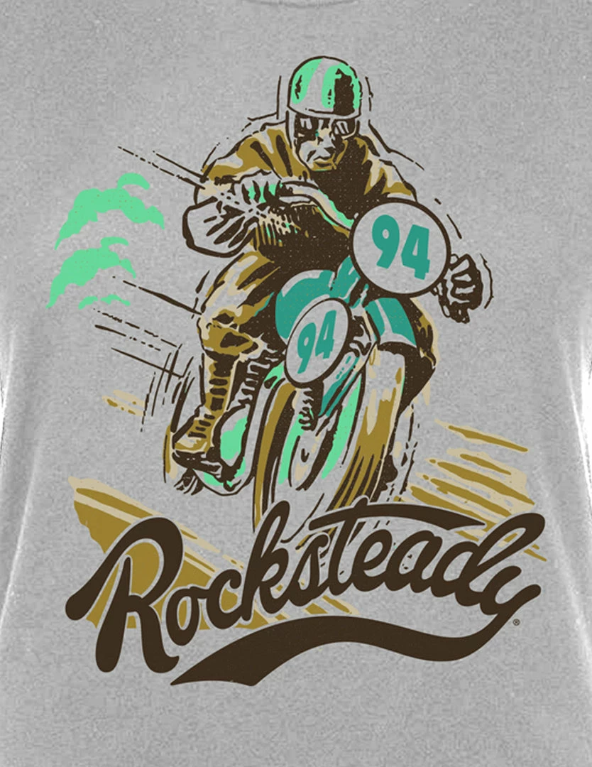 Steady Clothing Steady Rocksteady Solo Racer Ladies T-Shirt 4 Steady Clothing Steady Rocksteady Solo Racer Ladies T-Shirt