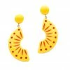 Splendette Sunrise Carved Drop Earrings 1 Splendette Sunrise Carved Drop Earrings