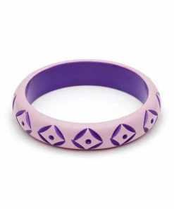 Splendette Midi Clematis Carved Bangle