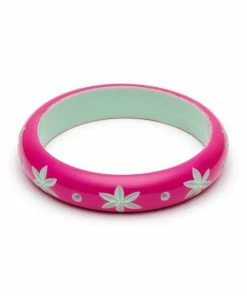 Splendette Midi Flamingo Carved Bangle