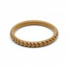 Splendette Narrow Almond Carved Bangle