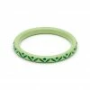 Splendette Narrow Spring Carved Bangle 2 Splendette Narrow Spring Carved Bangle