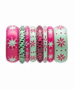 Splendette Midi Flamingo Carved Bangle