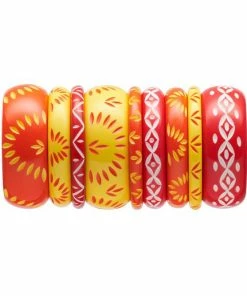 Splendette Midi Sunset Carved Bangle