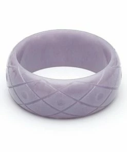 Splendette Wide Lilac Fakelite Bangle