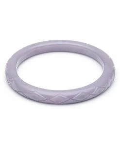 Splendette Narrow Lilac Fakelite Bangle