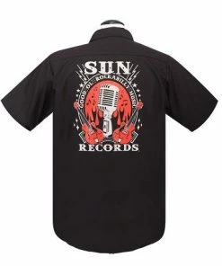Steady Clothing Men's Sun Records Rockabilly Music Workshirt 7 Steady Clothing Men's Sun Records Rockabilly Music Workshirt