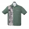 Steady Clothing Steady Leilani Bowling Shirt - Green