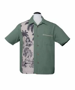 Steady Clothing Steady Leilani Bowling Shirt - Green
