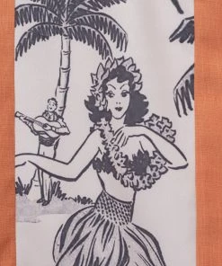 Steady Clothing Steady Leilani Bowling Shirt - Rust