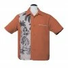 Steady Clothing Steady Leilani Bowling Shirt - Rust 2 Steady Clothing Steady Leilani Bowling Shirt - Rust