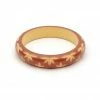 Splendette Midi Carved Bangle - Café