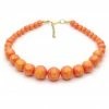 Splendette Carved Bead Necklace - Freesia 2 Splendette Carved Bead Necklace - Freesia