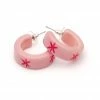 Splendette Carved Hoop Earrings - Ripple