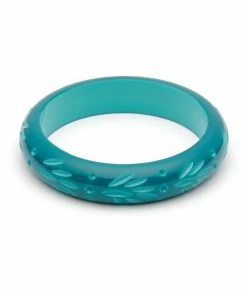 Splendette Midi Carved Bangle - Dragonfly