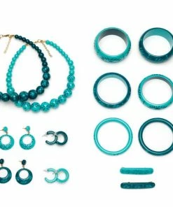 Splendette Carved Hoop Earrings - Nymph