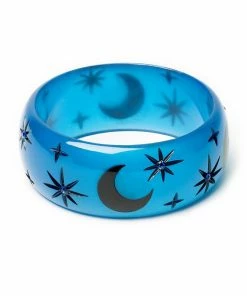 Splendette Wolf Moon Bangle - Wide