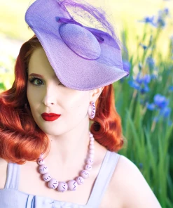 Splendette Clematis Carved Hoop Earrings