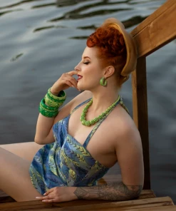 Splendette Wide Spring Carved Bangle 7 Splendette Wide Spring Carved Bangle