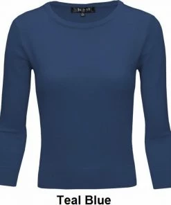 MAK 3/4 Sleeve Crewneck Sweater - Various Colours