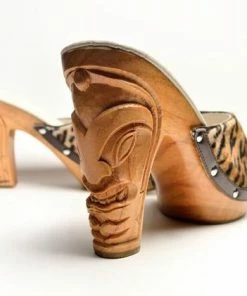 Lucky Lou Shoes Lucky Lou Rockin' Tiki Shoes - Black/Leopard 12 Lucky Lou Shoes Lucky Lou Rockin' Tiki Shoes - Black/Leopard