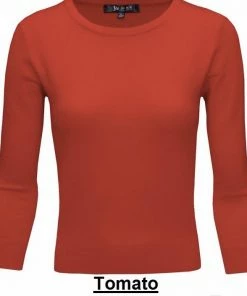 MAK 3/4 Sleeve Crewneck Sweater - Various Colours