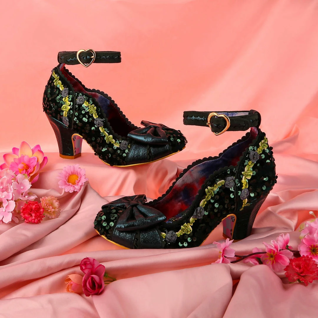 Irregular Choice Trellis Shoes - Green 8 Irregular Choice Trellis Shoes - Green