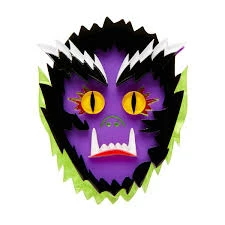 Erstwilder Talbot The Terror Wolfman Brooch