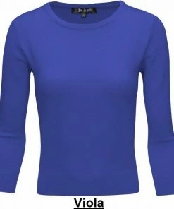 MAK 3/4 Sleeve Crewneck Sweater - Various Colours