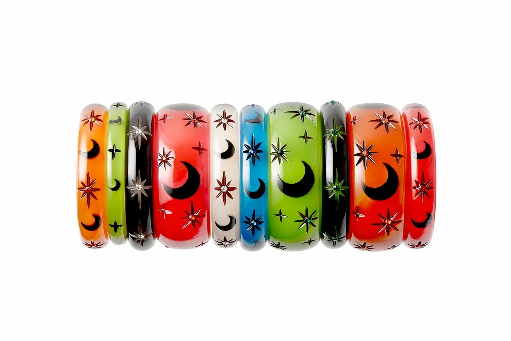 Splendette Serpent Moon Bangle - Wide Duchess 5 Splendette Serpent Moon Bangle - Wide Duchess