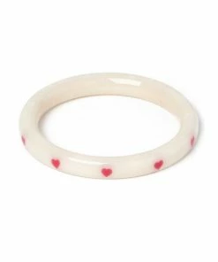 Splendette Valentine's Sugar Heart Bangle Narrow