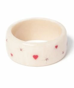 Splendette Valentine's Sugar Starburst Bangle Extra Wide - Duchess
