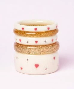Splendette Valentine's Sugar Starburst Bangle Extra Wide - Duchess 9 Splendette Valentine's Sugar Starburst Bangle Extra Wide - Duchess