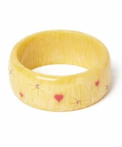 Splendette Valentine's Honey Bunch Starburst Bangle Extra Wide - Duchess