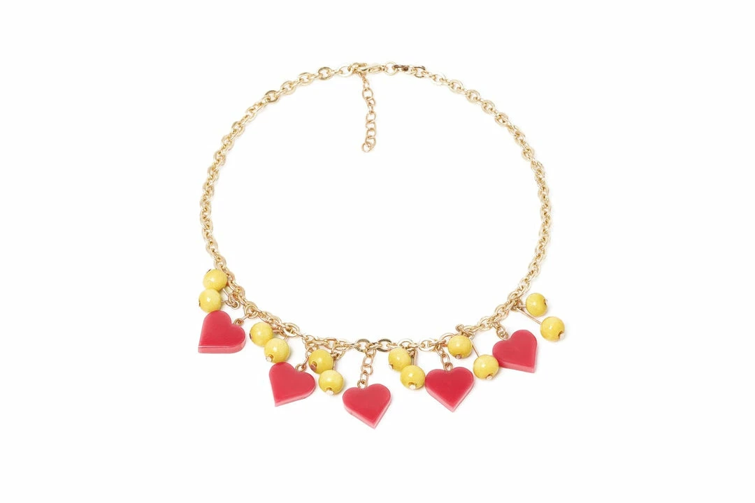 Splendette Valentine's Honey Bunch Heart Necklace 3 Splendette Valentine's Honey Bunch Heart Necklace