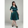 Collectif Amber-Lea Twilight Stripe Swing Dress