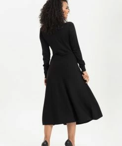 Voodoo Vixen Sofia Houndstooth Knit Dress