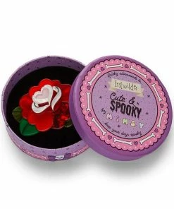 Erstwilder X Mimsy Roses Are Red Brooch