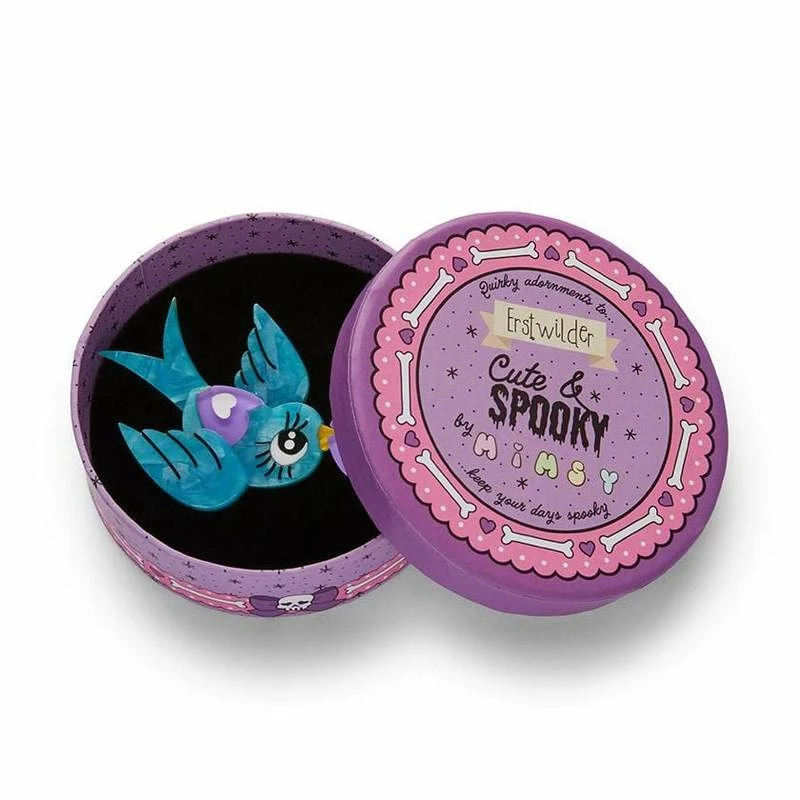 Erstwilder X Mimsy Piper The Love Bird Brooch 4 Erstwilder X Mimsy Piper The Love Bird Brooch