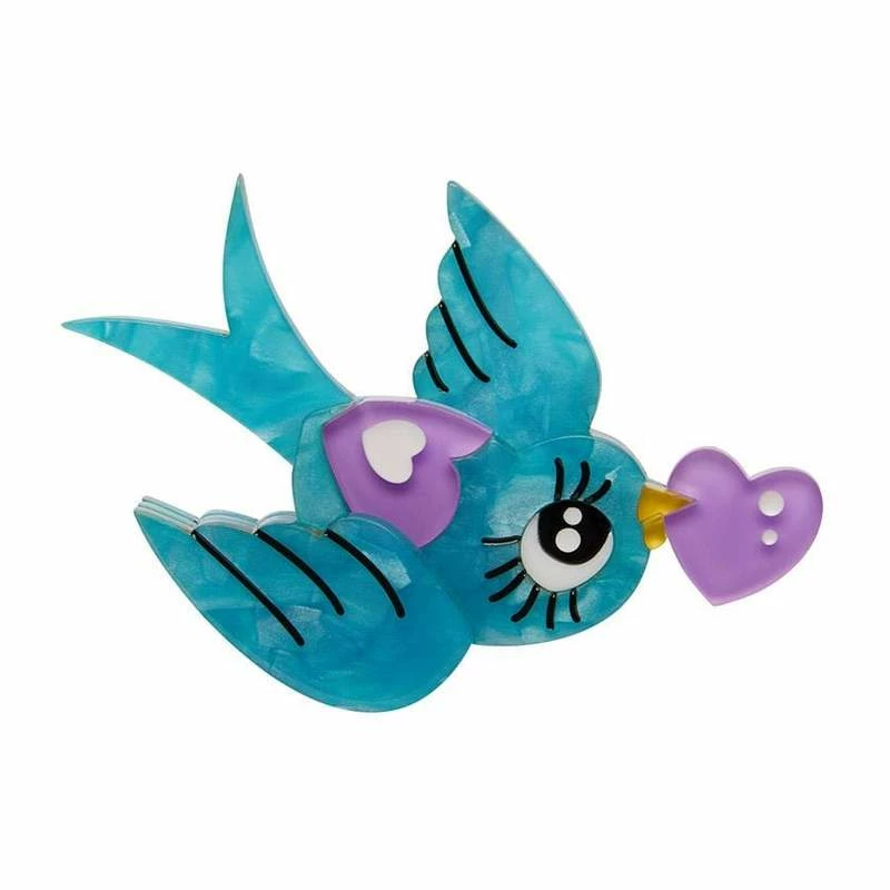 Erstwilder X Mimsy Piper The Love Bird Brooch 3 Erstwilder X Mimsy Piper The Love Bird Brooch