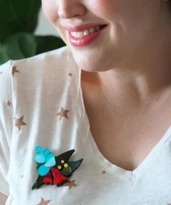 Erstwilder An Australian Christmas Christmas Holly-Days Brooch 7 Erstwilder An Australian Christmas Christmas Holly-Days Brooch