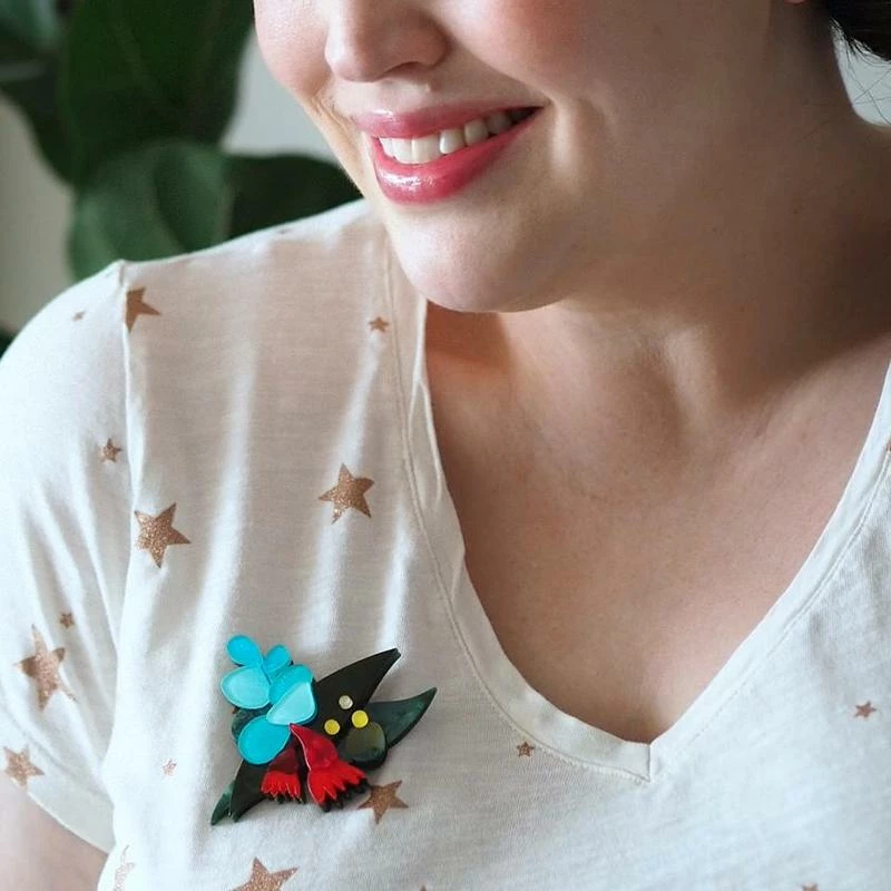 Erstwilder An Australian Christmas Christmas Holly-Days Brooch 5 Erstwilder An Australian Christmas Christmas Holly-Days Brooch