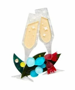 Erstwilder An Australian Christmas A Champagne Christmas Brooch